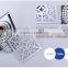 LABRAZE LE8503N bathroom/kitchen brass floor drains with copper wire drawing
