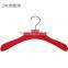 High End Red Velvet With Logo Women Skirt Plastic Hanger