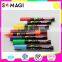 8 Pack Fluorescent Multi Color Anti-wipe Pen with Reversible 6mm Tip for Glass, Window & LED Art Menu Writing Board