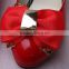 New style red fabric with gold metal shoe flower