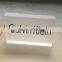 acrylic cube sign block