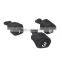 Set of 3 Black Long Neck Golf Club Head Covers Headcover Protect 1 3 5