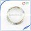 Handmade customized clear dried flower resin jewelry bangle with real flower