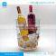 Bubble Pattern Decoration Ice Bucket Acrylic Beverage Cooler Wine Holder