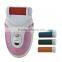 Callus remover with 4 different color rollers easy to replace/callus remover electric