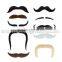 Hot Sale Fake Mustache Beard ,artificial Mustache For Carnival