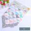Top quality two layers 100% absorbent cotton baby bib bandana