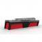 Small size flac supported led light time display dual channel bluetooth speaker with fm antenna