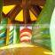 2016 newest inflatable water or dry slide with two climbs and 2 slidings