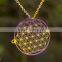 Fashion jewelry 2016 chakra flower of life pendant necklace