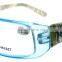 Bright color hot stamping temple pc retro reading glasses