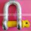 Various size galvanized carbon steel forged d shackles