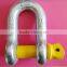 adjustable iron steel u-bolt chain shackle us.d shackle, anchor shackle