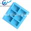 6 Cavities rectangle silicone soap molds