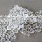 hot selling simplify design lace in 6cm 100% polyester embroidery lace white color battenburg lace trim