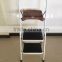 2 step ladder with tool tray