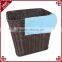 Wholesales Chinese Supplier PE Rattan Plastic Laundry Basket for Dirty Clothes