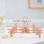 Wholesale Stock Small Order Rotatable With Clip Plastic Clothes Hanger