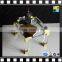 High transparent acrylic coffee table frames PMMA side table 2 layers table with metal from china manufacturer