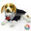 handsome Pet Dog clothing Formal black cotton shirt with necktie fashion pet clothes for dog