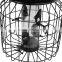 Outdoor 12 Inch Black 4-Peg squirrel proof bird feeder