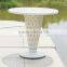 garden Outdoor furniture white cast Aluminium dining set DR-3278