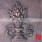 Flowers Sculpture Bronze Relief Wall Art for Deocoration