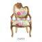 China hot sales antique style wedding chair for bride and groom