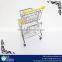 promotional gift mini shopping barang trolley cart as two-layer container