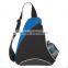 Fashion design custom single shoulder sling backpack with zipper pockets