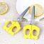 Factory price top quality tiger scissors popular PP TPR handle students scissors