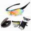 Cheap 5 pcs cycling bicycle polarization sunglasses set