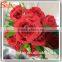 Hot sale in  China artificial flower decor wedding artificial Chinese rose flower fake decoration flower