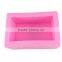 Silicone soap mold Fondant Cake Mold Die DIY baking tools toast thickened large rectangle  1688 agent