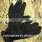 black sharkskin shell warm waterproof windproof long military tactical gloves with fleece