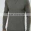 Custom Long Sleeve Crew Neck Without Hood Green Men's 96% Cotton 4% Elastane Casual Skinny Tight Fit Blank Sweatshirt