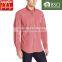 OEM 2017 pattern men's long sleeve fashion pink oxford shirt
