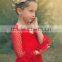 Little Girls Boutique Girls Red Lace Christmas Dress Twirl Spring Holiday Princess Dress Ruffle Sleeve Dresses