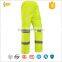 promotional reflective yellow mens raincoat with hood