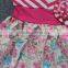 girls summer dress 2-7t available baby kids hot pink flower high low dress with matching headband and necklace set