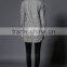 2017 New design simple lattice blouse OEM service Guangzhou cheap wholesale