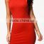 New Fashion Textured Bodycon Dress with Ruffled Backless Hollow Out For Wholesale