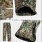 Camouflage hunting clothes softshell outdoor tactical military fleece jacket crane snow ski wear