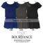 Adult leisure short sleeve tops with halter