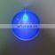 round plastic led pin with safety pin badge