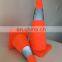 Reflective Road Safety Equipment Rubber Reflective Safety Cone Rubber Reflective Safety Cone