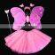 cheap 4pieces fancy fairy pink butterfly wing for girls FGWG-1053