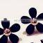 Authentic 100% 925 Sterling Silver Darling Daisies Stud Earrings For Women Luxury Fine Jewelry Fashion Gift
