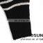 American style zebra striped design sweater long length cardigan