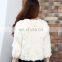 Simple style thick and soft 100% real rex rabbit fur coat for women